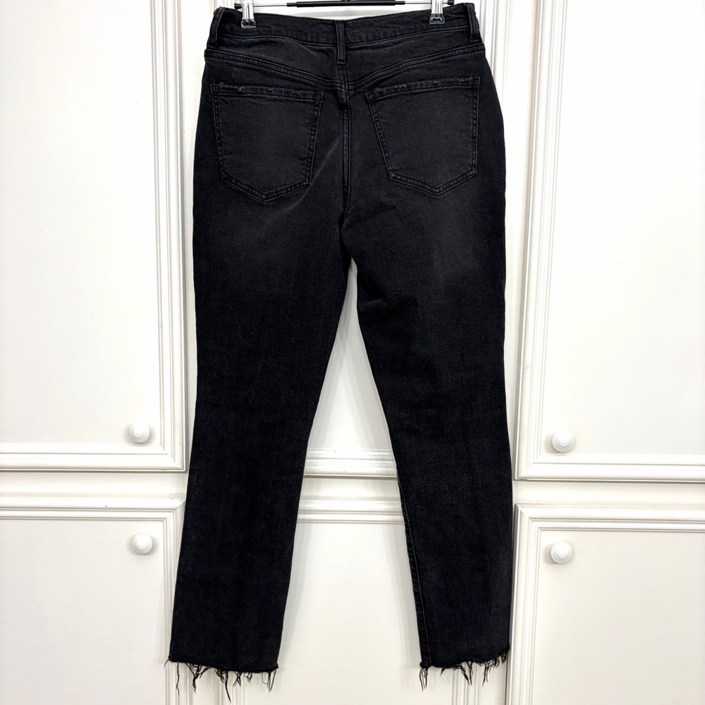 Oliver Logan Jeans Womens Size 28 Crosby Black Denim Raw Hem RN# 148766 EUC - Picture 6 of 10
